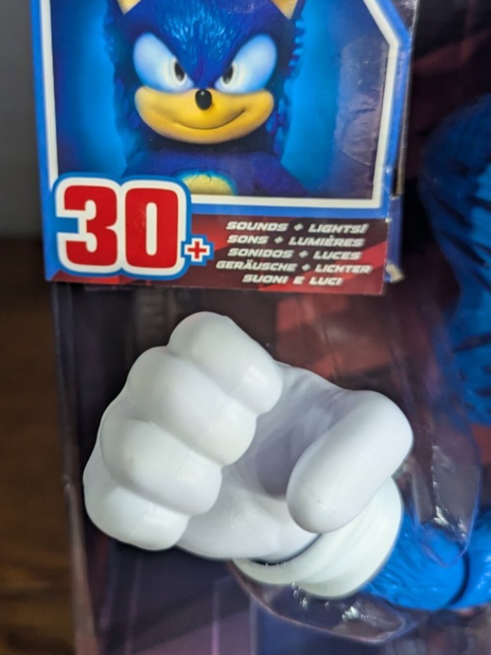 Sonic The Hedgehog 3 JAKKS Pacific Ultimate Talking Sonic Action Figure Toy 12" - Picture 3 of 8